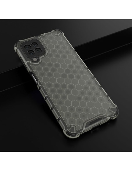 Korinis šarvuotas dėklas su gelio rėmeliu, skirtas Samsung Galaxy A22 4G juodas Korinis šarvuotas dėklas su gelio rėmeliu, skirtas Samsung Galaxy A22 4G juodas