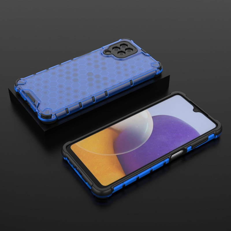 Korinis šarvuotas dėklas su gelio rėmeliu, skirtas Samsung Galaxy A22 4G mėlynai