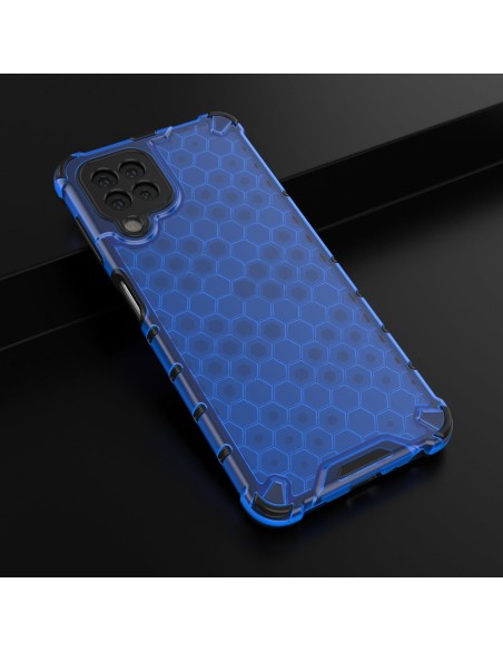 Korinis šarvuotas dėklas su gelio rėmeliu, skirtas Samsung Galaxy A22 4G mėlynai Korinis šarvuotas dėklas su gelio rėmeliu, skirtas Samsung Galaxy A22 4G mėlynai