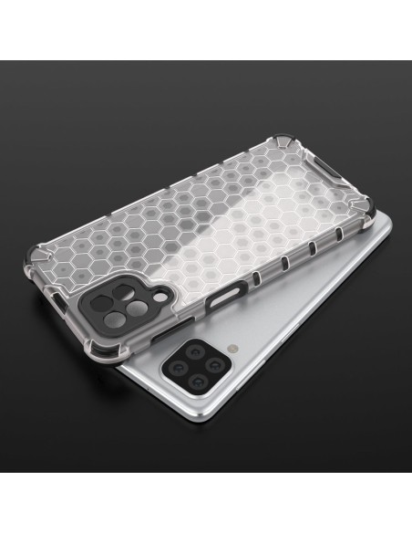 Korinis šarvuotas dėklas su gelio rėmeliu, skirtas Samsung Galaxy A22 4G green