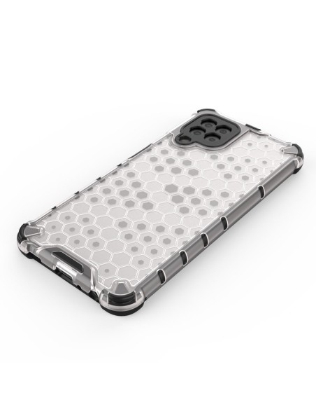 Korinis šarvuotas dėklas su gelio rėmeliu, skirtas Samsung Galaxy A22 4G red