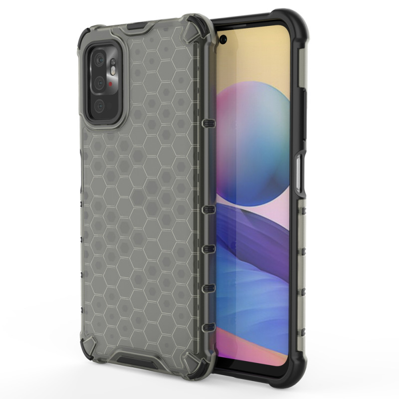 Korinis šarvuotas dėklas su geliniu rėmeliu Xiaomi Redmi Note 10 5G / Poco M3 Pro juodas