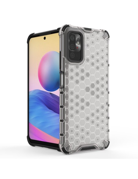 Korinis šarvuotas dėklas su geliniu rėmeliu Xiaomi Redmi Note 10 5G / Poco M3 Pro juodas