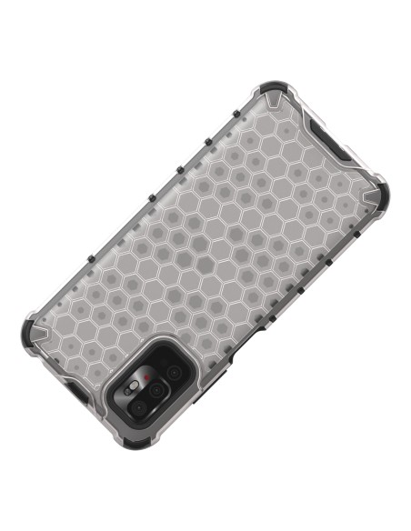 Korinis šarvuotas dėklas su geliniu rėmeliu Xiaomi Redmi Note 10 5G / Poco M3 Pro juodas