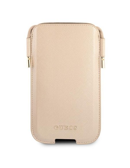 Guess Saffiano rankinė - auksinė