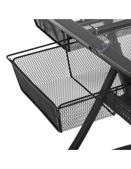 Rašomasis stiklo piešimo stalas su stalčiais piešimui eskizams 120x60 cm Rašomasis stiklo piešimo stalas su stalčiais piešimui eskizams 120x60 cm