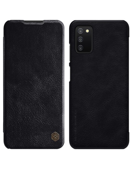 Nillkin Qin odinis dėklas Samsung Galaxy A03s juodas Nillkin Qin odinis dėklas Samsung Galaxy A03s juodas