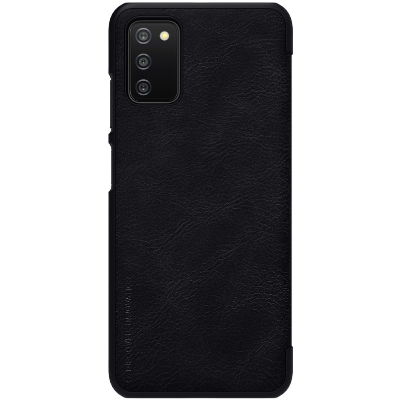 Nillkin Qin odinis dėklas Samsung Galaxy A03s juodas