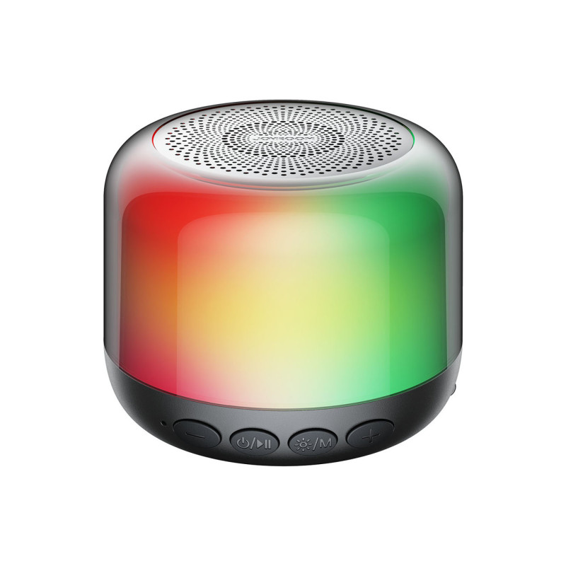 Bluetooth 5.1 belaidis garsiakalbis RGB apšvietimas juodas