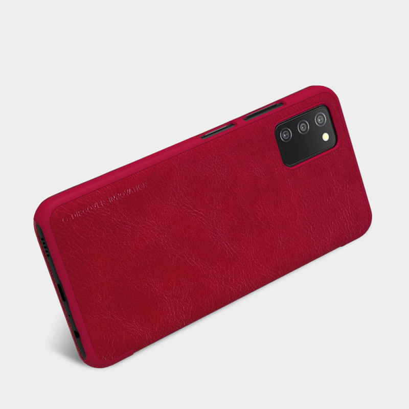 Nillkin Qin odinis dėklas Samsung Galaxy A03s juodas