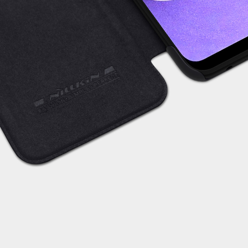 Nillkin Qin odinis dėklas Samsung Galaxy A03s raudonas