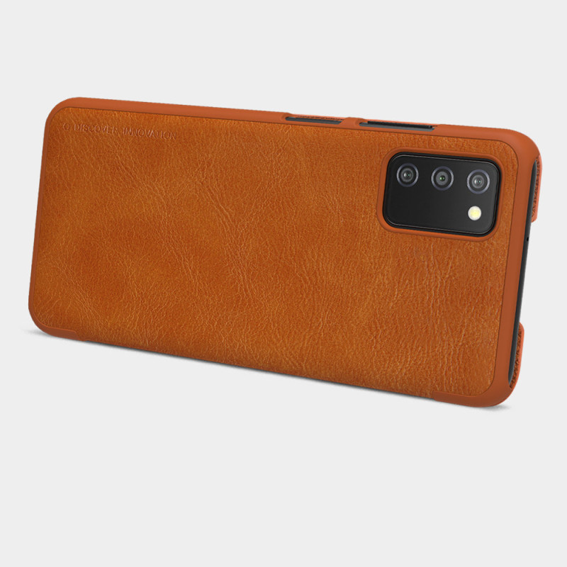 Nillkin Qin odinis dėklas Samsung Galaxy A03s raudonas
