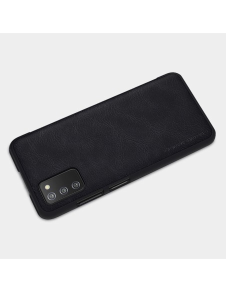 Nillkin Qin odinis dėklas Samsung Galaxy A03s raudonas Nillkin Qin odinis dėklas Samsung Galaxy A03s raudonas