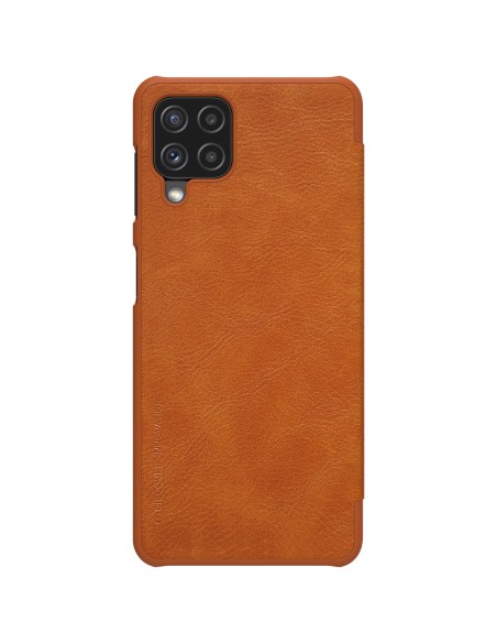 Nillkin Qin odinis dėklas Samsung Galaxy A22 4G rudas Nillkin Qin odinis dėklas Samsung Galaxy A22 4G rudas