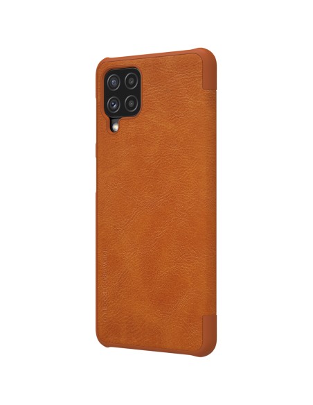 Nillkin Qin odinis dėklas Samsung Galaxy A22 4G rudas Nillkin Qin odinis dėklas Samsung Galaxy A22 4G rudas
