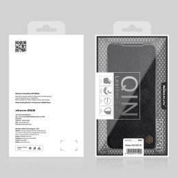 Nillkin Qin odinis dėklas Samsung Galaxy A22 4G rudas