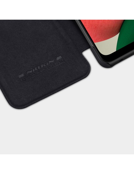 Nillkin Qin odinis dėklas Samsung Galaxy A22 4G rudas Nillkin Qin odinis dėklas Samsung Galaxy A22 4G rudas
