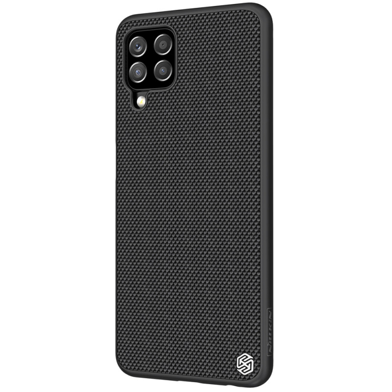 Nillkin Textured Case tvirtas sustiprintas dėklas su gelio rėmeliu ir nailonine nugara, skirtas Samsung Galaxy A22 4G ju...