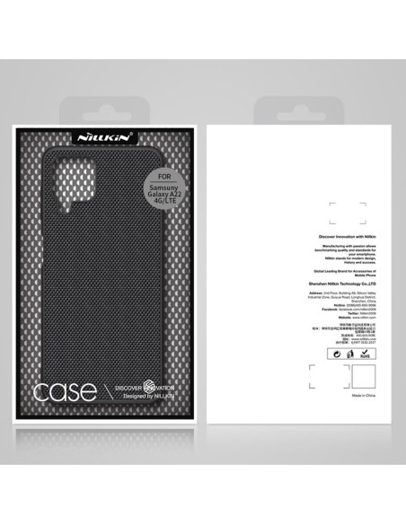 Nillkin Textured Case tvirtas sustiprintas dėklas su gelio rėmeliu ir nailonine nugara, skirtas Samsung Galaxy A22 4G ju... Nillkin Textured Case tvirtas sustiprintas dėklas su gelio rėmeliu ir nailonine nugara, skirtas Samsung Galaxy A22 4G ju...