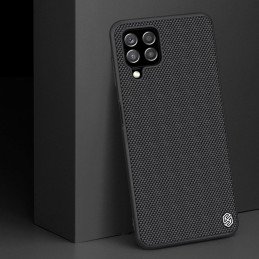 Nillkin Textured Case tvirtas sustiprintas dėklas su gelio rėmeliu ir nailonine nugara, skirtas Samsung Galaxy A22 4G ju...