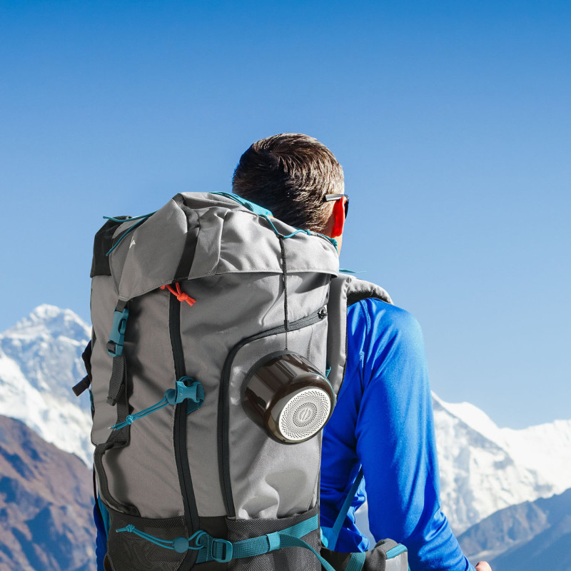 Bluetooth 5.1 belaidis garsiakalbis RGB apšvietimas juodas