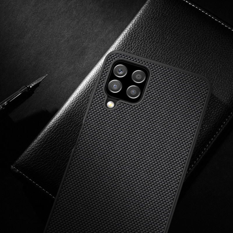 Nillkin Textured Case tvirtas sustiprintas dėklas su gelio rėmeliu ir nailonine nugara, skirtas Samsung Galaxy A22 4G ju...