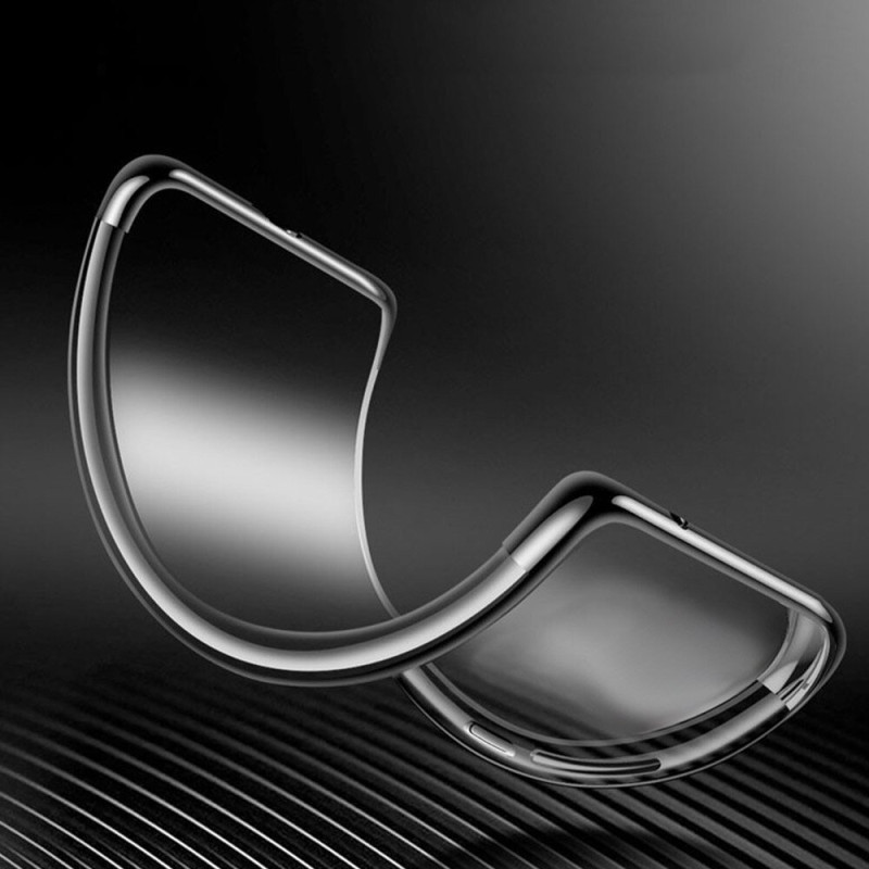 Clear Color dėklo gelio dangtelis su metaliniu rėmeliu Xiaomi Redmi Note 10 5G / Poco M3 Pro raudonas