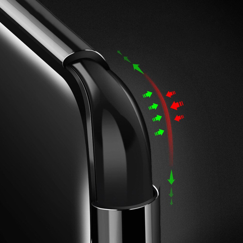 Clear Color dėklo gelio dangtelis su metaliniu rėmeliu Xiaomi Redmi Note 10 5G / Poco M3 Pro raudonas