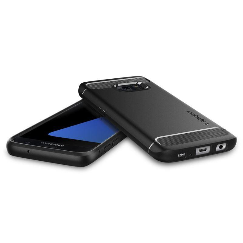 Spigen Rugged Armor dėklas Samsung Galaxy S7 - juodas