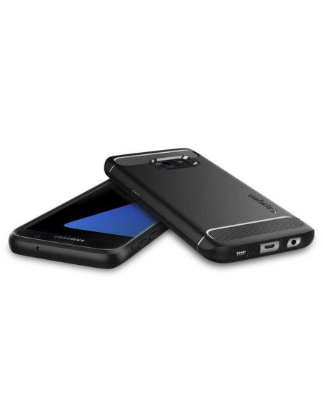 Spigen Rugged Armor dėklas Samsung Galaxy S7 - juodas Spigen Rugged Armor dėklas Samsung Galaxy S7 - juodas