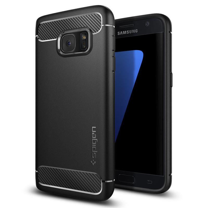 Spigen Rugged Armor dėklas Samsung Galaxy S7 - juodas