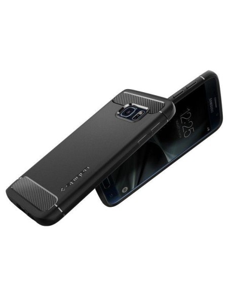 Spigen Rugged Armor dėklas Samsung Galaxy S7 - juodas Spigen Rugged Armor dėklas Samsung Galaxy S7 - juodas