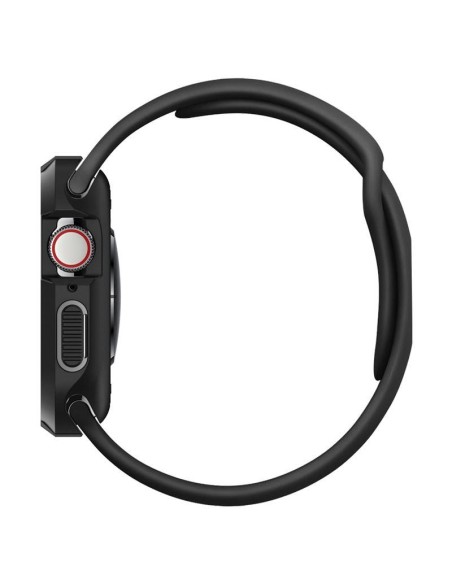 „Spigen Rugged Armor“ dėklas, skirtas Apple Watch 4/ 5/ 6/ 7/ 8/ SE (40/ 41 mm) – juodas „Spigen Rugged Armor“ dėklas, skirtas Apple Watch 4/ 5/ 6/ 7/ 8/ SE (40/ 41 mm) – juodas