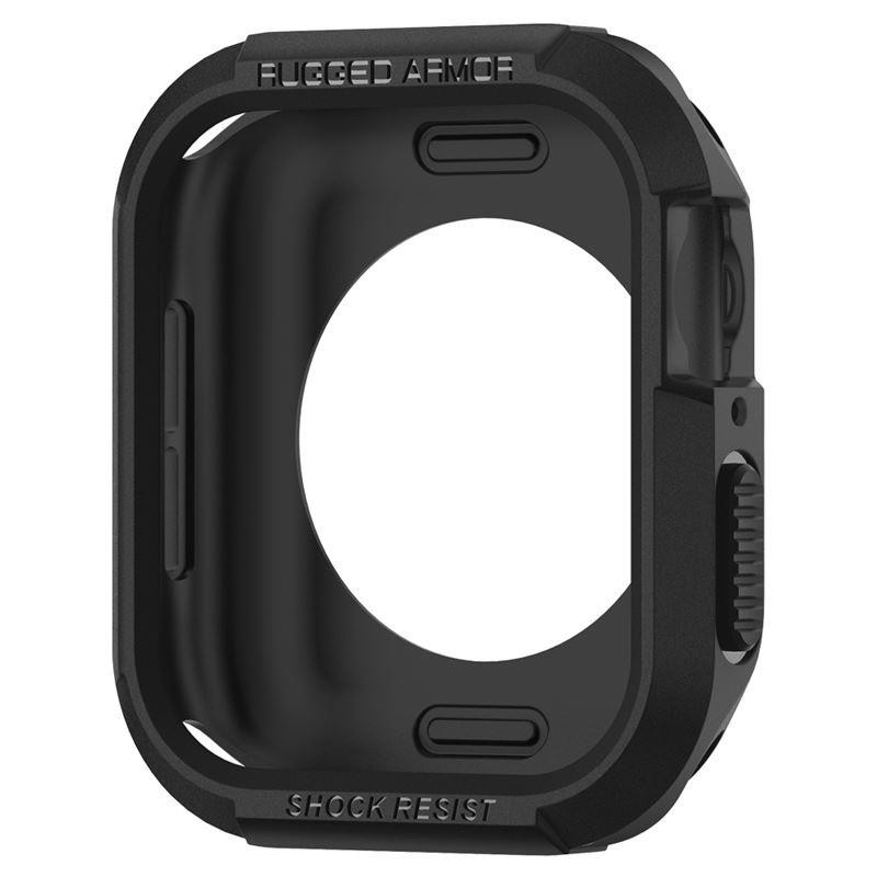 „Spigen Rugged Armor“ dėklas, skirtas Apple Watch 4/ 5/ 6/ 7/ 8/ SE (40/ 41 mm) – juodas