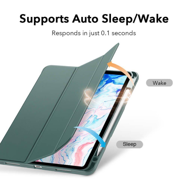ESR Rebound pieštuko dėklas, skirtas iPad Air 4 2020 / 5 2022 / 11,6& 39 & 39 2024 - juodas