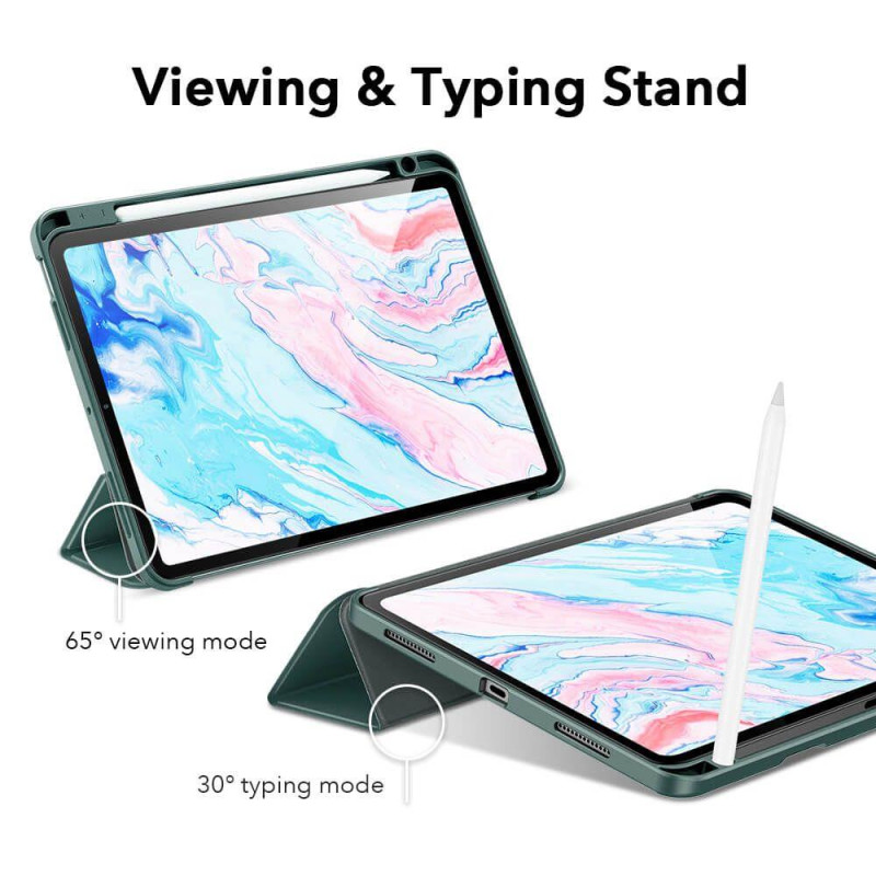ESR Rebound pieštuko dėklas, skirtas iPad Air 4 2020 / 5 2022 / 11,6& 39 & 39 2024 - juodas