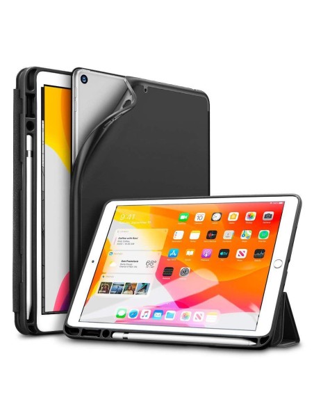ESR Rebound pieštuko dėklas iPad 10.2& 39 & 39 2019 / 2020 / 2021 - juodas