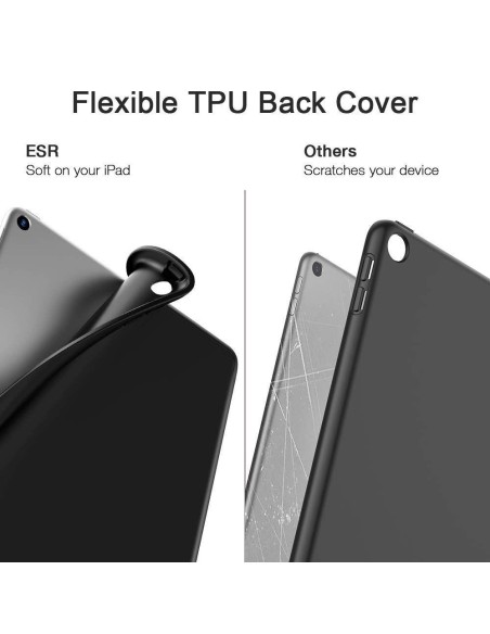 ESR Rebound pieštuko dėklas iPad 10.2& 39 & 39 2019 / 2020 / 2021 - juodas