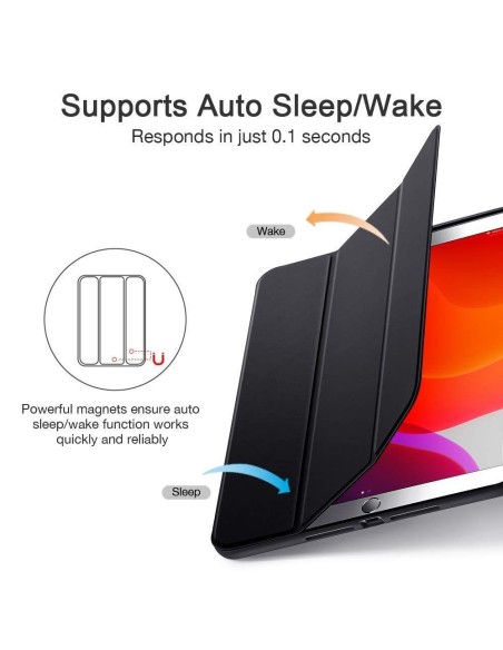 ESR Rebound pieštuko dėklas iPad 10.2& 39 & 39 2019 / 2020 / 2021 - juodas