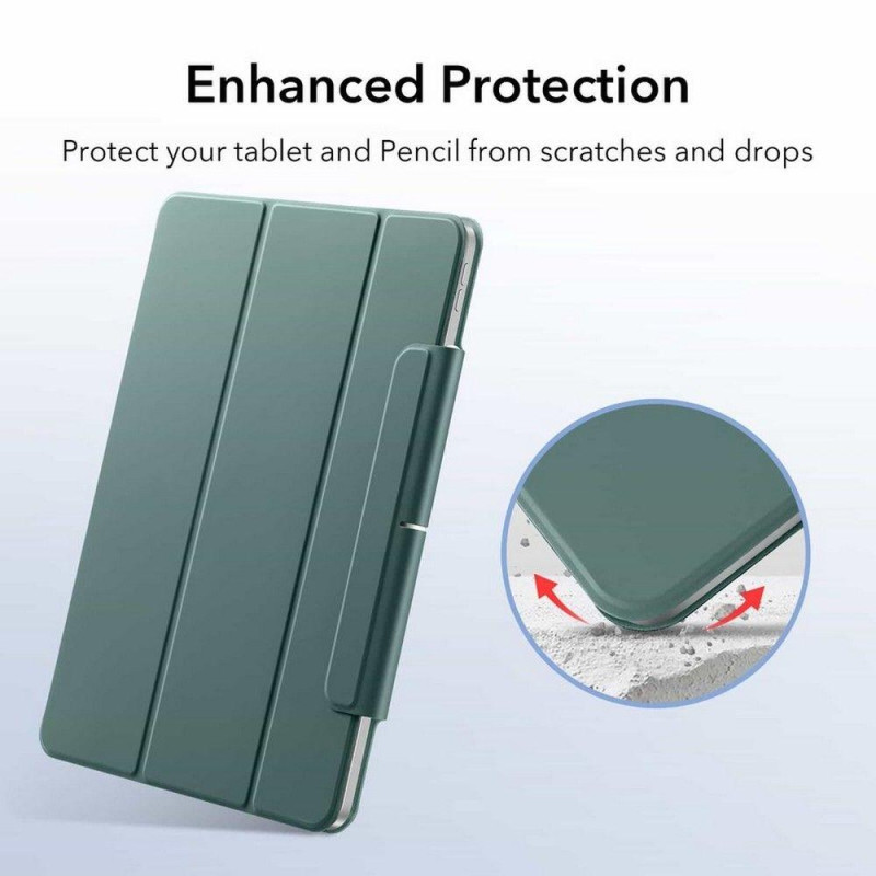 ESR Rebound magnetinis dėklas iPad Pro 11& 39 & 39 2020 / 2021 / 2022 - žalias