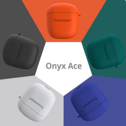 Tronsmart ausinių dėklas, silikoninis dėklas, skirtas Tronsmart Onyx Ace Pro / Onyx Ace Purple ausinėms