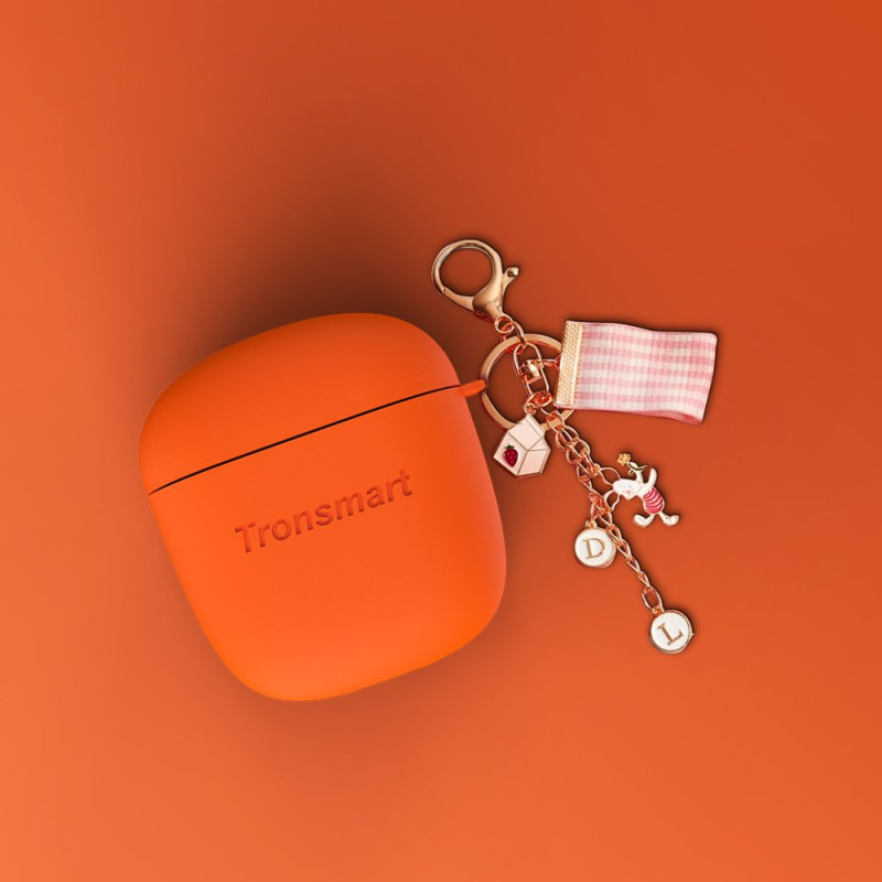 Tronsmart ausinių dėklas, silikoninis dėklas, skirtas Tronsmart Onyx Ace Pro / Onyx Ace juodoms ausinėms