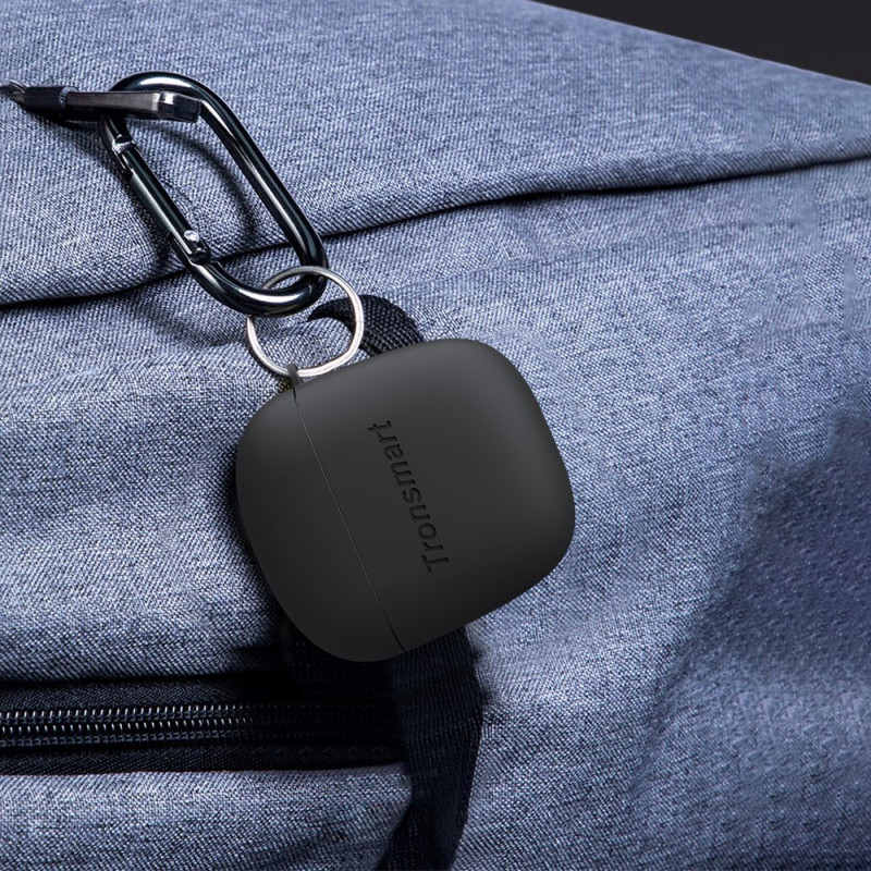 Tronsmart ausinių dėklas, silikoninis dėklas, skirtas Tronsmart Onyx Ace Pro / Onyx Ace juodoms ausinėms