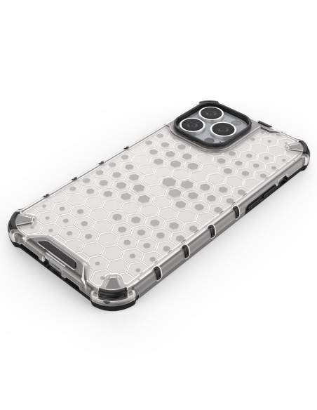 Korinis dėklas, šarvuotas dangtelis su gelio rėmeliu, iPhone 13 Pro Max, mėlynas