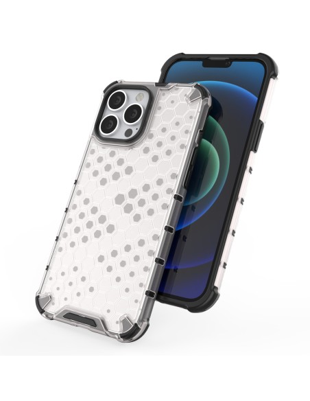 Korinis dėklas, šarvuotas dangtelis su gelio rėmeliu, iPhone 13 Pro Max, mėlynas