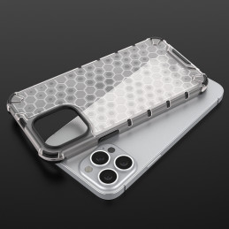 Korinis dėklas, šarvuotas dangtelis su gelio rėmeliu, iPhone 13 Pro Max, mėlynas