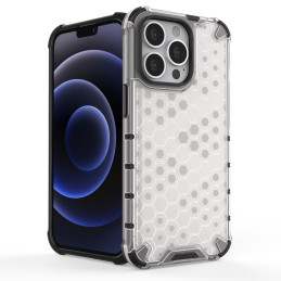 Korinis dėklas, šarvuotas dangtelis su gelio rėmeliu, iPhone 13 Pro, juodas