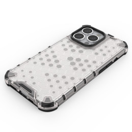 Korinis dėklas, šarvuotas dangtelis su gelio rėmeliu, iPhone 13 Pro, juodas
