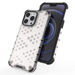 Korinis dėklas, šarvuotas dangtelis su gelio rėmeliu, iPhone 13 Pro, juodas