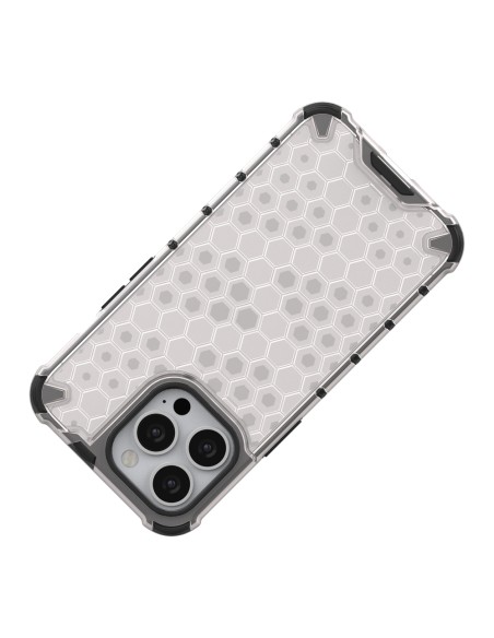 Korinis šarvuotas dėklas su gelio rėmeliu, skirtas iPhone 13 Pro raudonas